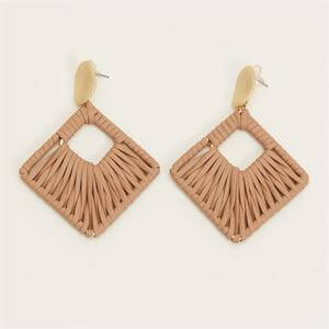 Phase Eight Woven Square Drop Earrings